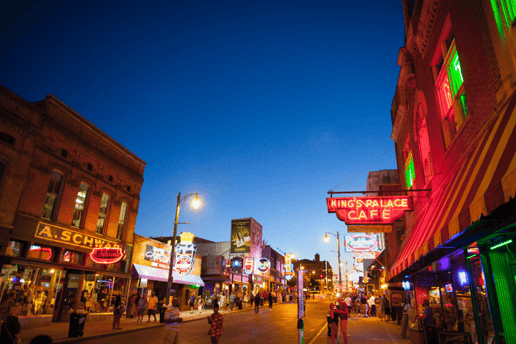 Beale-Street-in-downtown-Memphis